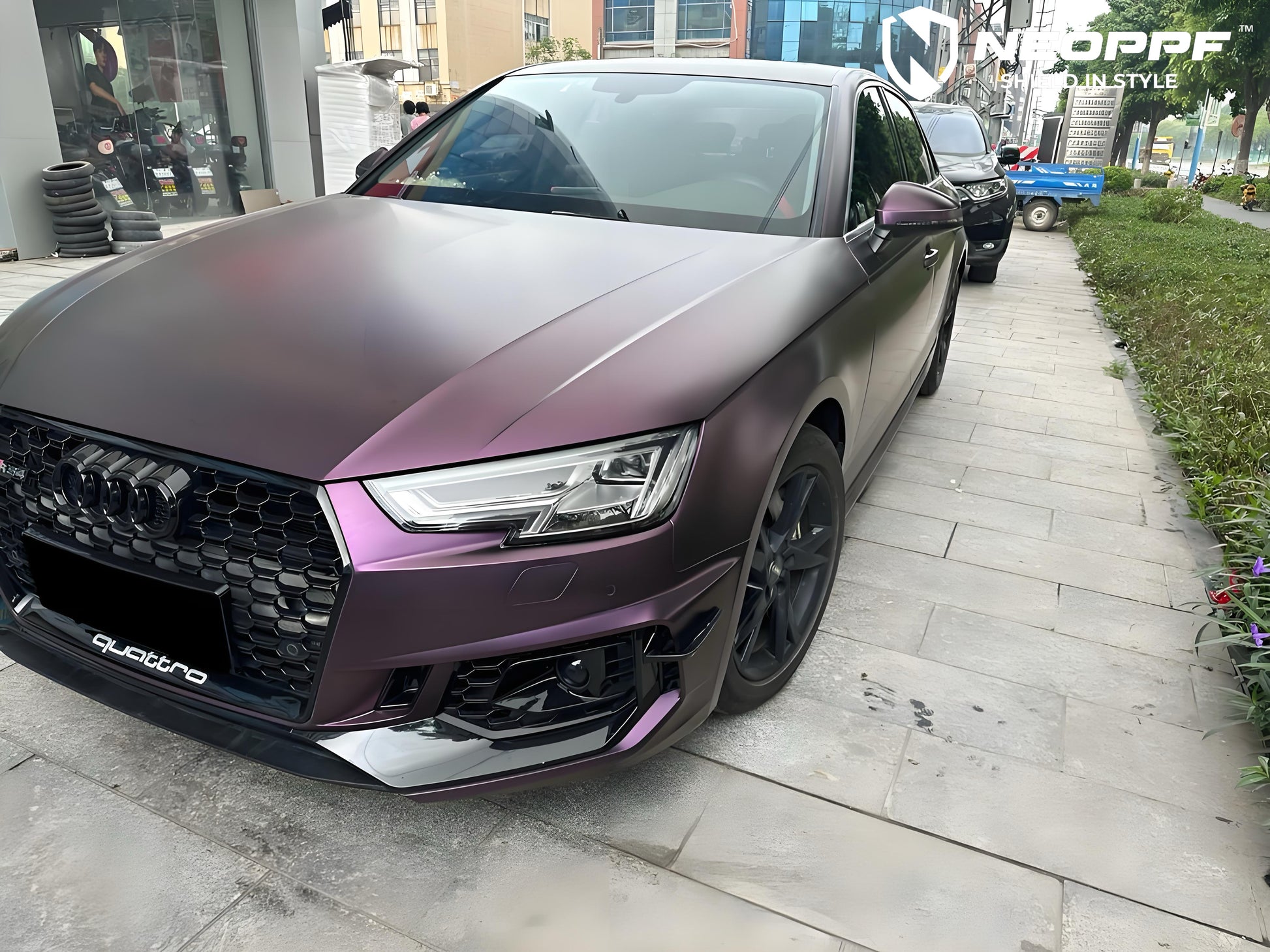 2048 - Glossy Black Magic Purple