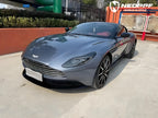 A sports car with Shark Blue paint protection film colored wrap is parking in the garage