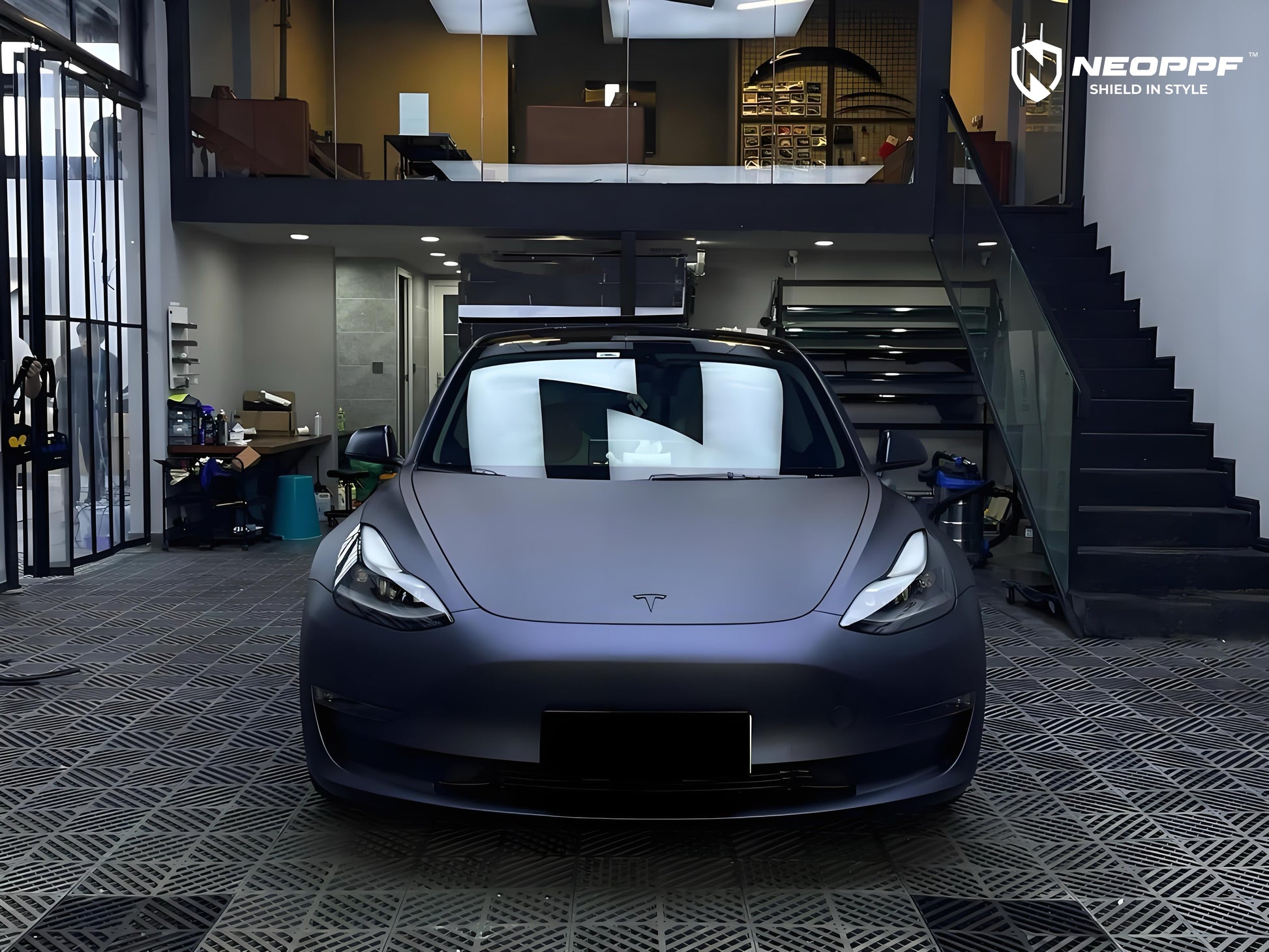 5019 - Matte Black Phantom Blue