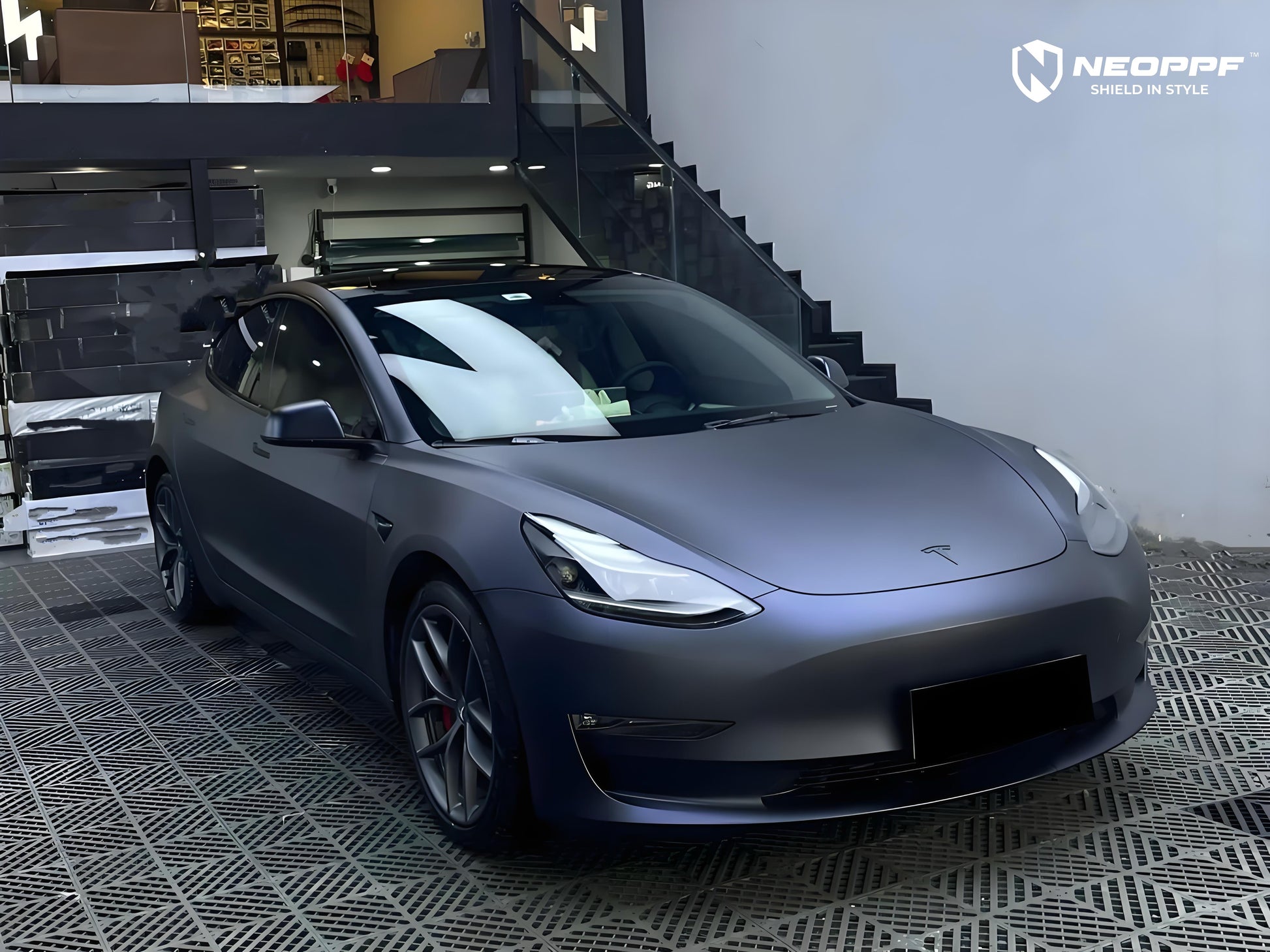 5019 - Matte Black Phantom Blue