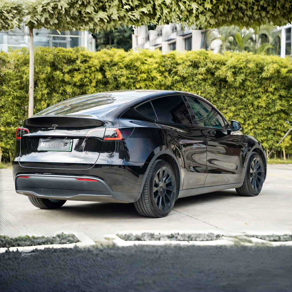 A sports car with Lyrical Copper paint protection film colored wrap is parking in the garage