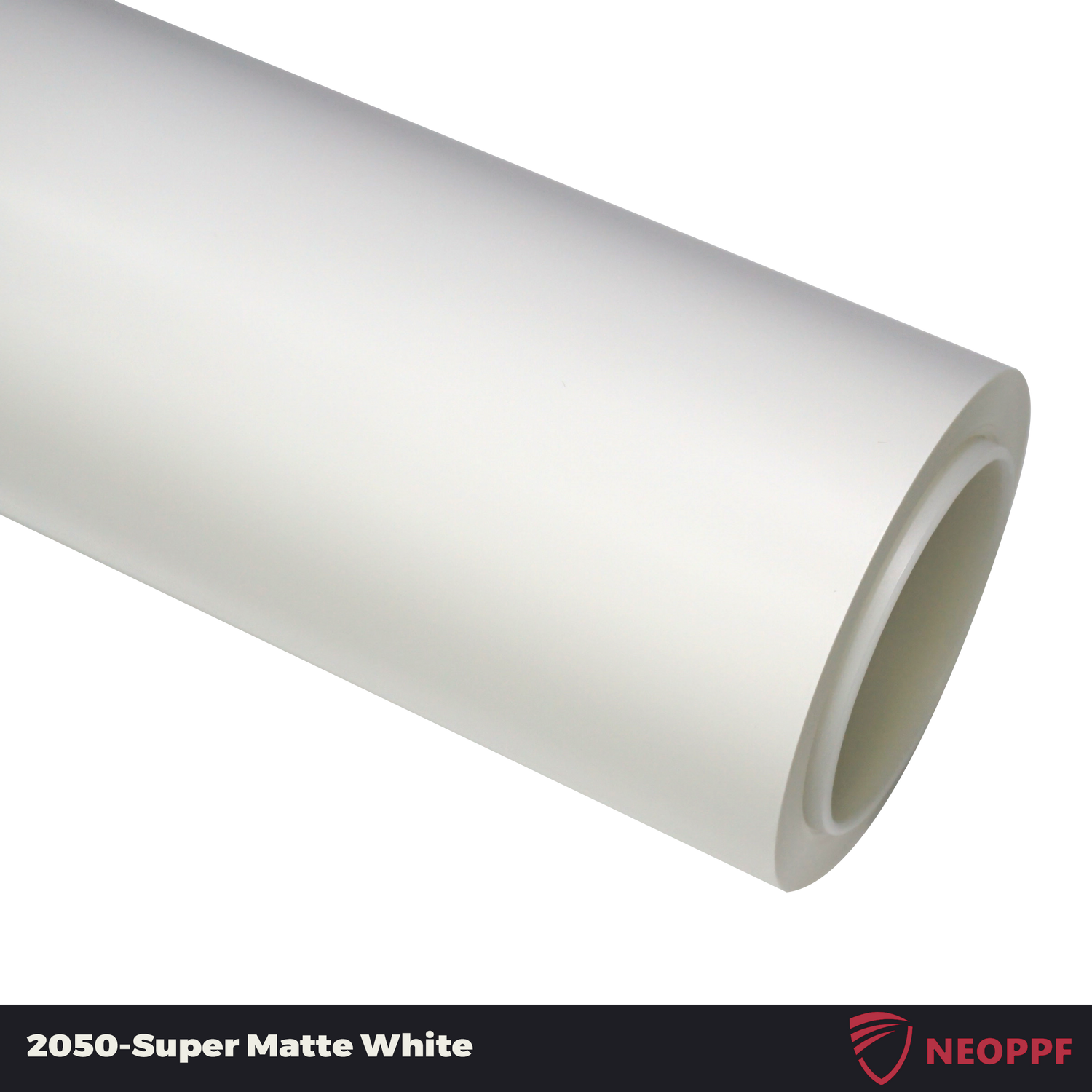 A sports car with Super Matte White paint protection film colored wrap is parking in the garage