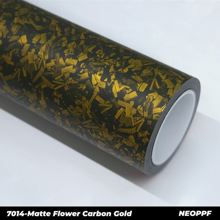 7014-Matte Flower Carbon Gold