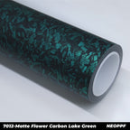 7012-Matte Flower Carbon Lake Green