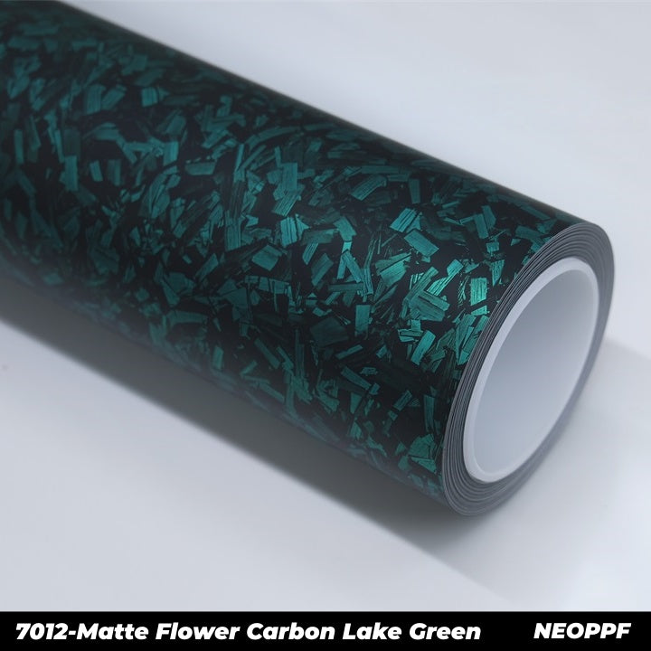 7012-Matte Flower Carbon Lake Green