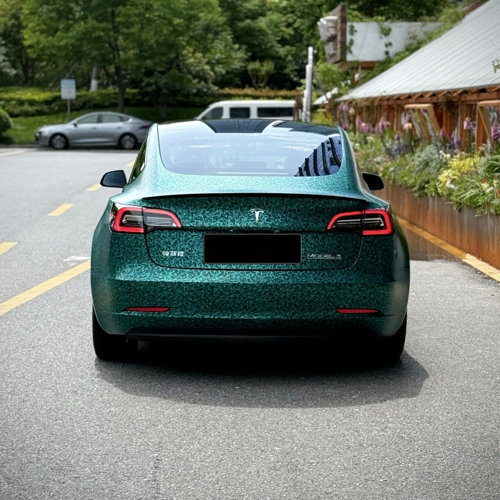 7012-Matte Flower Carbon Lake Green