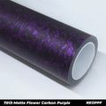 7013-Matte Flower Carbon Purple