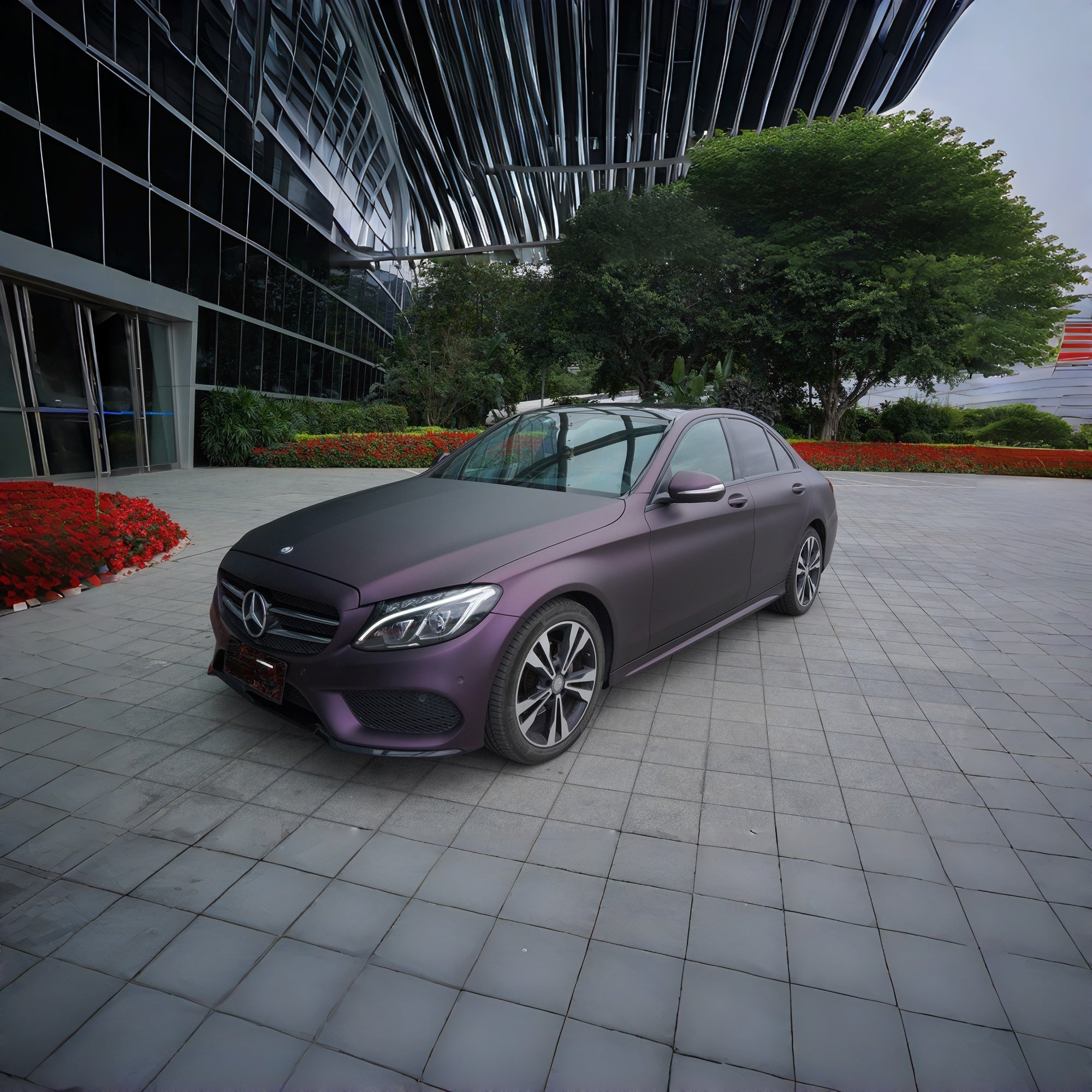 5042 - Satin Black Phantom Purple